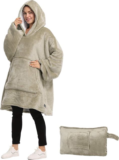 wearable blanket hoodie amazon|comfy wearable blanket amazon.